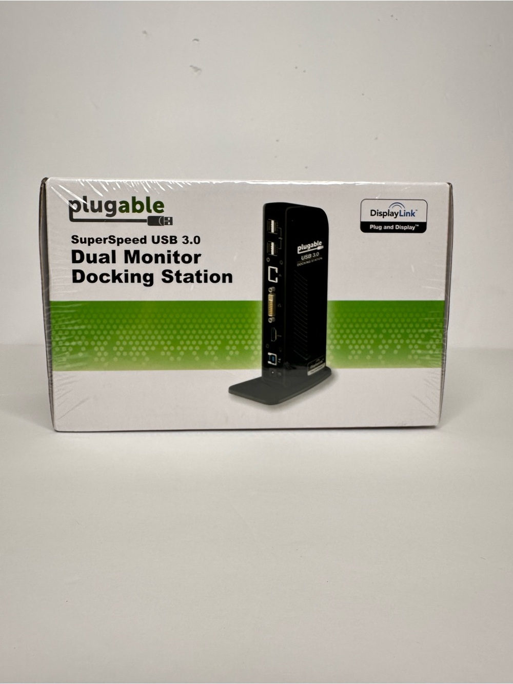 Plugable UD-3900 USB 3.0 Universal Laptop Dual Monitor Docking Station NEW!